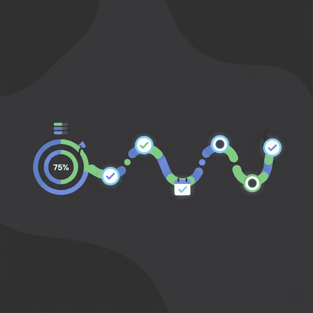 Habit App Dashboard Dark